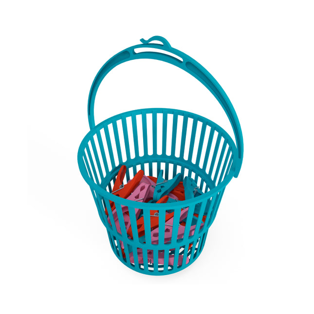 Widex® wasknijper mandje met 36 wasknijpers