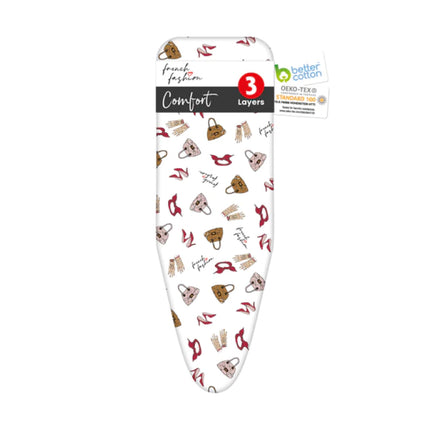 French Fashion strijkplankhoes | Cheetah Chic | 3-laags | Strijkplankovertrek