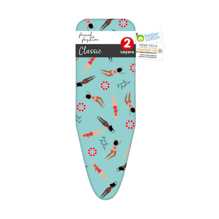 French Fashion strijkplankhoes | Colorful People | 2-laags | Strijkplankovertrek