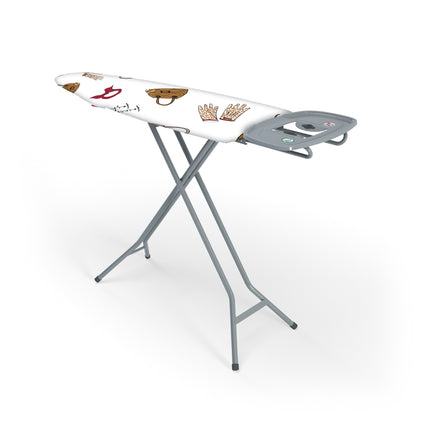 Widex® Easy Compact strijkplank met strijkplankhoes | 120 x 42 cm | 3-laags | French Fashion | Cheetachic