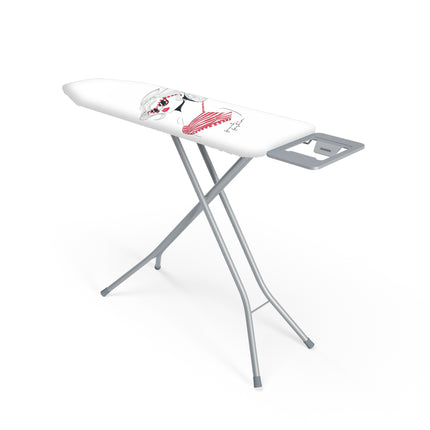 Widex® Lizzy strijkplank met strijkplankhoes | 120 x 38 cm | 3-laags | French Fashion | Lady in Red