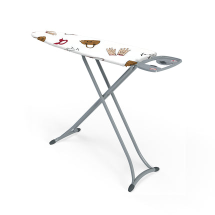 Widex® Loona strijkplank met strijkplankhoes | 120 x 38 cm | 3-laags | French Fashion | Cheetachic