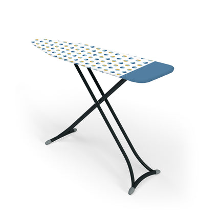 Widex® P0003 strijkplank met strijkplankhoes | 137 x 38 cm | 3-laags | Parking | Blue Yellow Dots