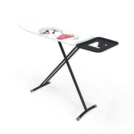 Widex® Ruby strijkplank met strijkplankhoes | 124 x 38 cm | 3-laags | French Fashion | Lady in Red