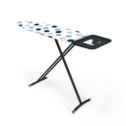 Widex® Ruby strijkplank met strijkplankhoes | 124 x 38 cm | 2-laags | Basic | Dots