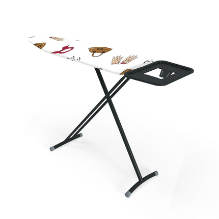 Widex® Ruby strijkplank met strijkplankhoes | 124 x 38 cm | 3-laags | French Fashion | Cheetachic